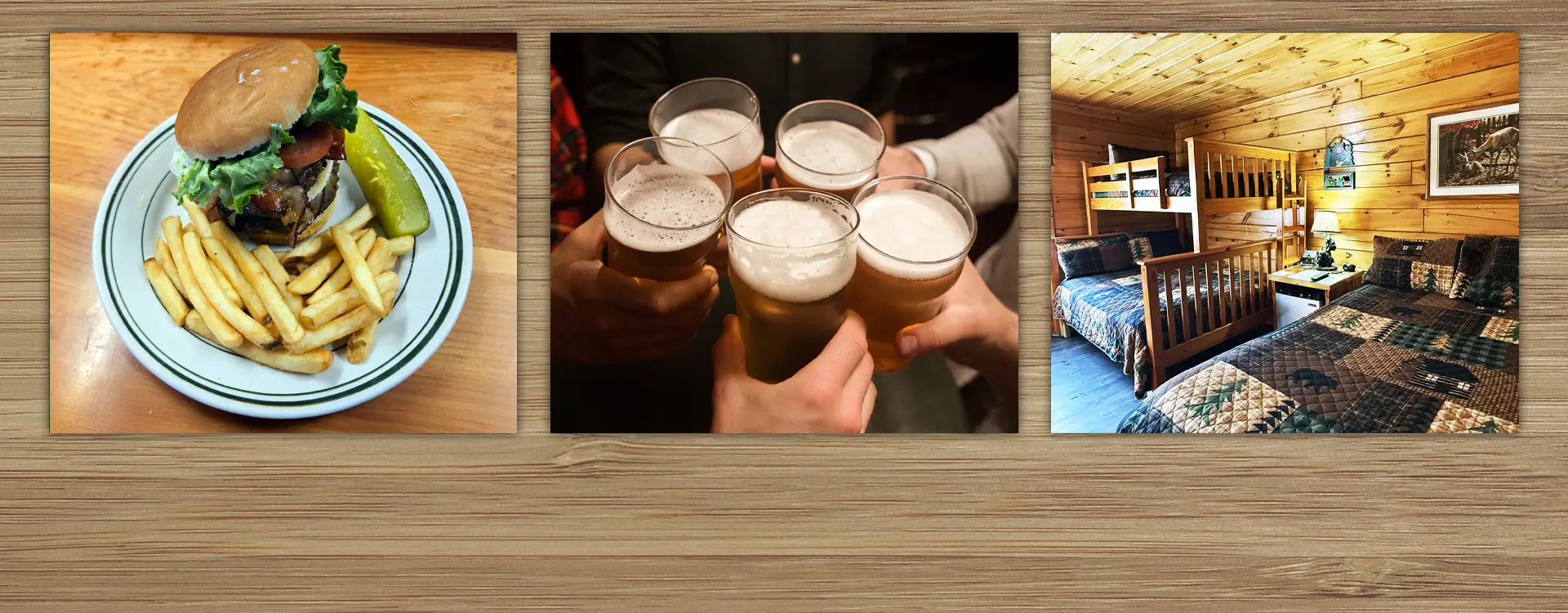 Great Food, Cold Drinks and Cozy Stays