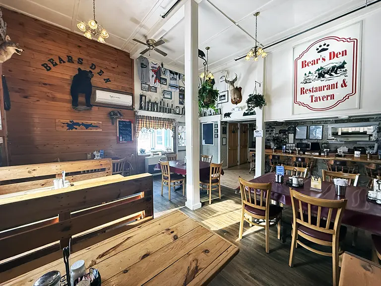 Tables, Booths, and our Bar