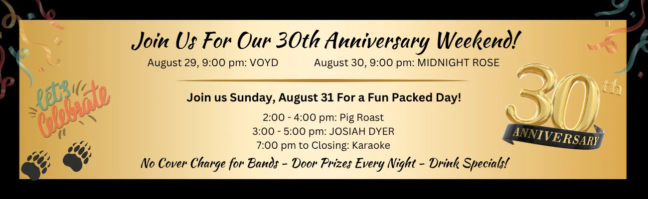 30th Anniversary Weekend