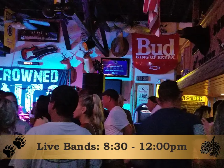 Live Bands 8:30 - 12:00pm