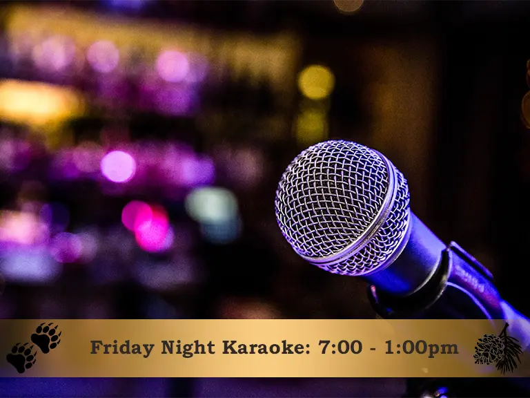 Karaoke Every Friday from 7:00 - 1:00pm